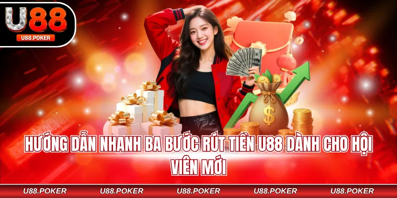 Hướng dẫn nhanh ba bước rút tiền U88 dành cho hội viên mới